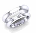 Nhẫn cưới Kim cương SIMPLE 4 - NC126P