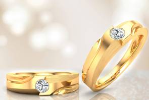 Nhẫn cưới vàng đính kim cương tự nhiên dưới 20 triệu