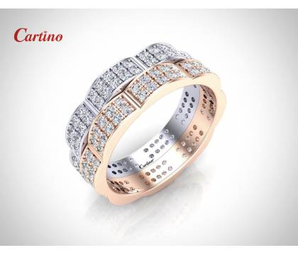 Nhẫn cưới kim cương Sweet Ring 4 - HM 