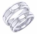 Nhẫn cưới kim cương ADORA 4 - NC001T