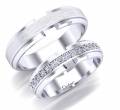 Nhẫn cưới kim cương DIAMOND COUPLE 2 - NC156T
