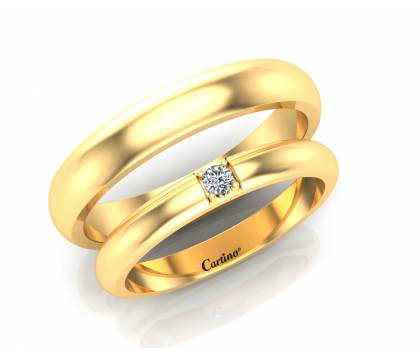 Nhẫn cưới Kim cương SIMPLE 4  - NC126V