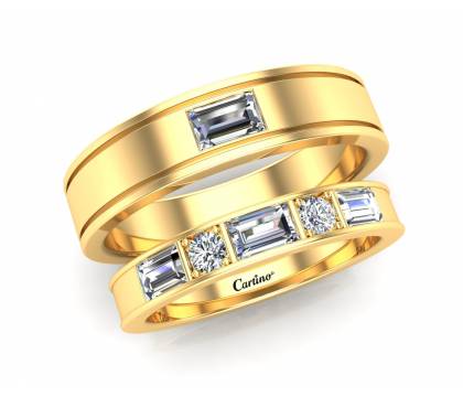 Nhẫn cưới kim cương BAGUETTE 3 - NC177V