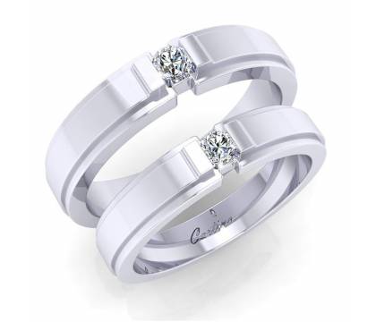 Nhẫn cưới Kim cương SWEET RING 2 _ NC146T