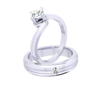 Nhẫn cưới kim cương HEAVEN 1 - NC002T