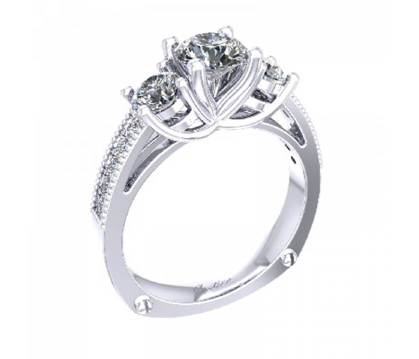 Nhẫn nữ kim cương SimpleLove - KC039 - 10K